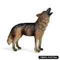 Miniatyrbillede 8 af 11: Små Simulations Ulve Actionfigurer PVC Figur Samleobjekter Vilde Dyr Figurer Figurer Børn Kognitive Legetøj Børnegave Wolf 3