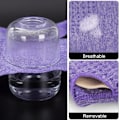Miniatyrbild 2 av 11: Yoga Set Träningskläder Sportkläder Gym Kläder Fitness Leggings Toppar För Kvinnor 3 pcs set purple M