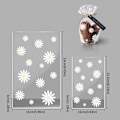 Miniatyrbillede 3 af 4: 50/100 stk. Gennemsigtige emballageposer Blomsterprintet Cookie Snack Æble Chokolade Slik Opbevaringspose til julefest Gavepose 100pcs 10x15.5cm 9x15cm