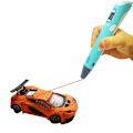 Miniatyrbillede 3 af 8: 3D Pen Udskrivning Tegne Blyant Legetøj OLED Display Kunst Håndværk Print PLA/ABS Filamenter 3D Tegne Printer Til Børn/Voksne Kreativ Maling 10 color 50M PLA