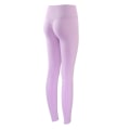 Pikkukuva 4 / 5: Lycra Persikka Housut Korkea Vyötärö Joogahousut Naisten Tiukat Saumattomat Lantiota Kohottavat Fitness-housut Ihoystävälliset Aidot Alaston Tunne Urheiluhousut Dream purple S