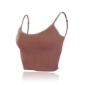 Miniatyrbilde 8 av 11: Yoga BH Push Up Bomull Solid Sports BH For Kvinner Jente Army Green Free Size