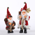 Miniatyrbillede 6 af 7: Juletræspynt Julemand Dukke Legetøj Dekoration Udsøgt Til Hjemmet Jul Godt Nytår Gave Til Jul W S