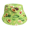 Miniatyrbillede 1 af 4: Avocado frugt mønster bucket hat skygge udendørs mænd og kvinder generel afslappet kasket 2 One Size