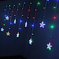Miniatyrbillede 1 af 5: 2M Stjerne Fe Lys Jule Stjerne Lyskæde Guirlande Led Gardiner Bryllup/Hjem/Fest/Have/Fødselsdag Dekoration Belysning Multicolor 2M 90LEDs