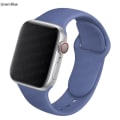 Pikkukuva 7 / 11: Silikoniranneke Apple Watch -rannekkeelle 44mm 40mm 38mm 42mm Correa Iwatch Serie Se 6 5 4 3 Rannekoru Apple Watch Series 7 45mm 41mm Capri Blue 38  40 41 mm M-L