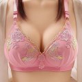 Pikkukuva 1 / 5: Pitsinen Plus-kokoinen Rintaliivi Naisille Alusvaatteet Bralette Seksikäs Nainen Push Up Rintaliivit Light purple 38/85BC