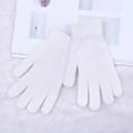 Miniatyrbilde 6 av 11: Vinter Dame Kasjmir Strikkede Hansker Høst Håndvarmer Tykk Fôring Hel Finger Votter Ski Korte Håndledd Hansker Grey One Size