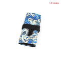 Miniatyrbillede 1 af 8: Penneetui Lærred Rulle Op Pennepung Pen Gardin Etui Makeup Wrap Holder 12 holes