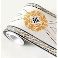 Miniatyrbild 1 av 5: WB08 08 Självhäftande 3D Blommor geometrisk Design PVC Vattentät Bård Tapet