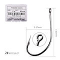 Miniatyrbilde 4 av 11: Fishhook 50 stk 10 stk Belagt Høykarbon Rustfritt Stål Barbefisk Karpefiskekroker Pakke med Original Eske Fiskeutstyr Size 13 - 50pcs