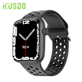 Miniatyrbillede 1 af 10: 44mm Smartwatch Mænd Kvinder Smartur Bluetooth Opkald Trådløs Opladning Brugerdefineret Urskive 2023 Fitnessarmbånd Til Apple Android All Black