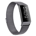 Miniatyrbillede 11 af 11: Magnetisk Milanese rem i metal til Fitbit Charge 4 3 udskiftningsarmbånd urrem til Fitbit Charge 3 SE rem mænd kvinder Retro Gold Size S