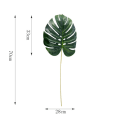 Miniatyrbild 11 av 11: One Piece monstera konstgjorda växter plast tropiska palmblad hem trädgård dekoration tillbehör Fotografering Dekorativ Style03 Light Green