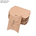 Miniatyrbillede 6 af 11: 10/20/30 stk. Pudeformet Slikæske Kraftpapir Julegave Emballageæsker Slikposer Bryllupsgaver Fødselsdagsfest Dekorationer Style9-gold 30pcs