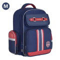 Miniatyrbillede 1 af 11: Ny Børne Rygsæk Drenge Skoletasker Ortopædisk Børnerygsæk Børnehave Småbørns Rygsæk Vandtætte Skoletasker 01Round navy blue M