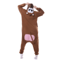 Miniatyrbild 3 av 4: Unisex Vuxen Djur Apa Papio Onesie Kigurumi Pyjamas Fleece Tecknad Halloween Familjefest Halloween Outfit XL