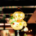 Miniatyrbilde 10 av 11: LED Vegghengende Sugekopplampe Julebutikk Vindusdekorasjonslampe Høytidsstemningslys No. 2 combination large painted 5
