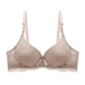 Pikkukuva 1 / 4: Rintaliivit Naisille Kaarituelliset Alusvaatteet Pitsiliivit Bralette Seksikkäät Alusasut Rintaliivit BH Toppi Beige 34C