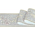 Miniatyrbild 5 av 5: 3D Vattentät Självhäftande Tapetbård Kök, Badrum, Tak, Vardagsrum, Sovrum Väggdekoration Grön 0.1*5m