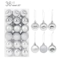 Miniatyrbild 7 av 11: 1 låda Julkulor Julgranskulor Jul Hängande Trädhängen Hemfestdekor 2023 Nyårspresent Noel Navidad 6pcs 6cm-I as picture