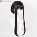 Pikkukuva 4 / 11: Anime SPY×FAMILY Yor Forger Pitkät Mustat Cosplay Peruukki Hiukset Lämmönkestävä Synteettinen SPY FAMILY Halloween Roolileikki Peruukit + Peruukkihattu Wig C 3PCS C Set One Size
