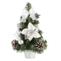Miniatyrbilde 3 av 11: Julepynt Mini Kunstig Tre Mini Ornament Familie Julegave 40cm gold