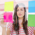 Miniatyrbillede 5 af 5: Køb Sticky Notes 3x3 Selvklæbende Noter Grøn Farve 4 Blokke, 100 Ark/Blok