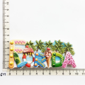 Miniatyrbilde 10 av 11: Verdensturisme Kjøleskapsmagnet Suvenir USA Las Vegas Florida Kulturlandskap Kjøleskapsmerker Gaveeske Hjemmedekorasjon God bless American