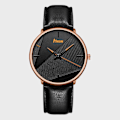 Miniatyrbild 9 av 10: Mesh Armbandsur Modetrend Bälte Quartz Klocka Herr Student Black belt
