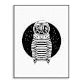 Miniatyrbild 3 av 4: Wekity Rockmusik Väggkonst Canvas Print Poster, Enkel Mode Svartvit Konst Ritning Dekor för Hem Vardagsrum Sovrum Kontor och Barnrum