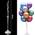 Miniatyrbillede 1 af 11: 7/11/19 Rør Ballonholder Balloner Stativ Søjle Konfetti Ballon Børnefødselsdag Baby Shower Bryllupsdekoration Forsyninger 1set 11tube stand A