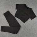 Pikkukuva 5 / 11: Jooga Rintaliivit Crop Top Urheiluliivit Treenausasu Saumaton Polyesteri Kuntosalisetti 2pcs Orange S