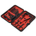 Miniatyrbillede 1 af 7: Negleklippere 18-dele Sort Negleklippersæt Manicure Neglesaks Manicuresæt Fast Logo Double shear 18 pieces