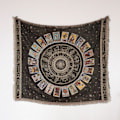 Miniatyrbillede 1 af 11: Nordisk Plaider til Seng Sofabetræk Stueindretning Sofaplaid Fritid Sengetæppe Udendørs Camping Picnic Måtte Boho Gobelin XT905-2 130X160cm