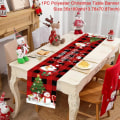 Miniatyrbillede 1 af 11: Juledug Bordløber Glædelig Jul Dekoration til Hjemmet Julefrokostindretning 2023 Navidad Notal Noel Ornament Godt Nytår 2024 25
