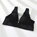 Miniatyrbild 2 av 5: FINETOO Djup V Sexig Kvinnor Sömlös BH Underkläder Push Up Bralette Rygglös Behå S-XL Sporttopp BH Kvinnlig Vadderad Underkläder Like the picture M
