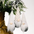 Miniatyrbilde 4 av 9: 3 stk. juletre hengende nisse plysj Gonk Santa dukke anheng juletre ornamenter hjemmefest dekorasjon nyttårsgave Red