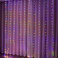 Miniatyrbilde 7 av 7: Jule USB Gardin Lyslenke Lys Fjernkontroll Fairy Light Juledekorasjon for Hjem Bryllupsfest Høytidsbelysning White 3M x 2M