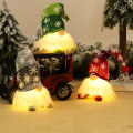 Miniatyrbild 2 av 10: Lysande Tomte Jul Ansiktslös Docka God Jul Hemdekoration Navidad Natal Gåva till Nyår 2023 Julklappar Long Red With battery and Led