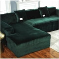 Miniatyrbillede 9 af 9: Vinter Tyk Plys Lænestol Sofa Betræk Retro Lænestol Sofa Betræk Varmt Blødt Sofa Overtræk Wine red L(145x185cm)
