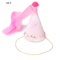 Miniatyrbillede 1 af 11: Børnefødselsdagshat Guld Paillet Fødselsdagshuer Prins Prinsesse Krone Fødselsdagsfest Dekoration Søde Kaninhatte Baby Shower Gaver hat 5