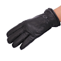 Miniatyrbild 8 av 9: Nya Vinterhandskar för Män Varma Äkta Fårskinns-handskar för Män Termiska Get-päls Kashmir Äkta Läder Snöhandskar Manuella Black B One Size