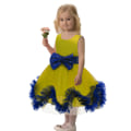 Miniatyrbild 10 av 10: Nyårsklänning Europeisk och Amerikansk Jul Aftonklänning Flicka Prinsessklänning Julklänning Green with Rose Red