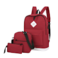 Pikkukuva 3 / 11: Kestävä Nylon-reppu urheiluun Red 16in