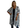 Pikkukuva 8 / 11: Uimapuku Hawaii Seaside Holiday Cardigan Lyhythihainen Aurinkosuojattu Vaatetus Painettu Rantapeite Puolipitkä Uima-asu LC85278-Multicolor Average size
