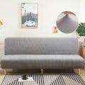 Miniatyrbild 7 av 11: 15 Färger Polar Fleece Sofföverdrag för Bäddsoffa Utan Armstöd Vikbar Bänk Överdrag Sofföverdrag X/Z/D Storlek För Hem Hotell Cyan 2xpillowcase 45x45cm