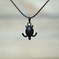 Miniatyrbilde 7 av 9: Mantarokke Halskjede Havdyr Anheng Justerbart Håndlaget Bohemia Voks Tau Choker Menn Kvinner Smykker Gave Joyas N0051-Silver