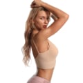 Miniatyrbilde 5 av 10: Yoga-BH uten spiler, tubetoppundertøy for kvinner, gym 220 White Free Size
