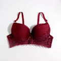 Miniatyrbild 3 av 6: Enfärgad Dam Stor Storlek BH 38D 40D 42D 44D 46D 48D Femme Plus Size Underkläder Bygel Formpressad BH Pink 85D
